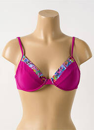 Haut de maillot de bain haut soutien-gorge emboitant haut soutien-gorge emboitant violet SLOGGI femme