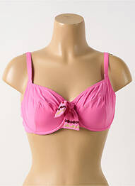 Haut de maillot de bain haut soutien-gorge emboitant haut soutien-gorge emboitant rose EMPREINTE femme