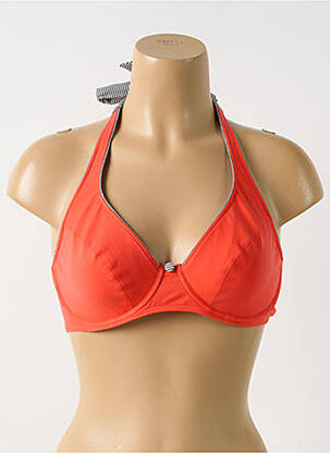 Haut de maillot de bain haut soutien-gorge emboitant haut soutien-gorge emboitant orange EMPREINTE femme