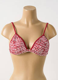 Haut de maillot de bain haut triangles haut triangles rouge TRIUMPH femme