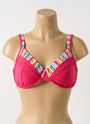 Haut de maillot de bain haut soutien-gorge emboitant haut soutien-gorge emboitant rose SLOGGI femme