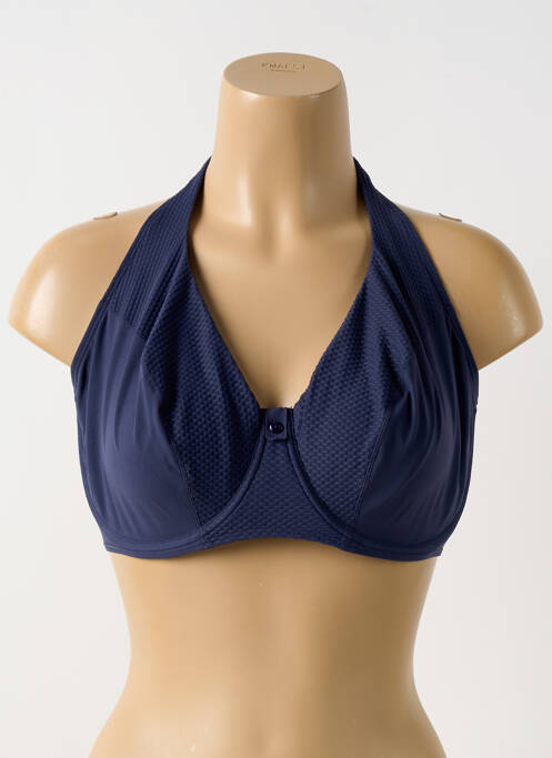 Haut de maillot de bain bleu EMPREINTE pour femme