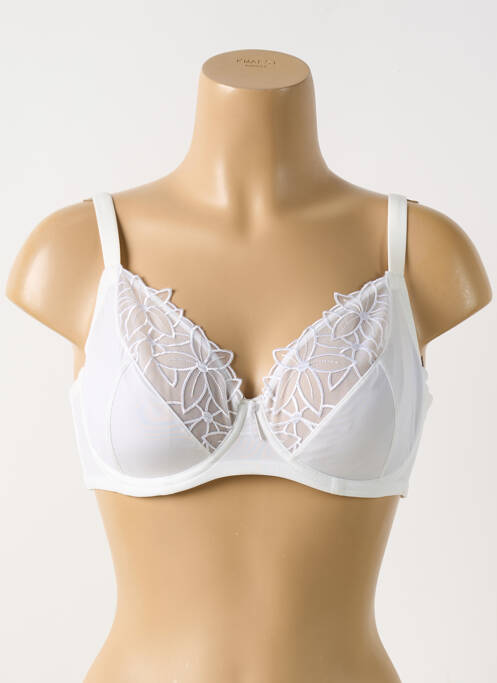 Soutien-gorge blanc PIEGE pour femme