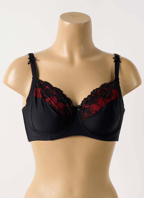 Soutien-gorge noir PIEGE pour femme