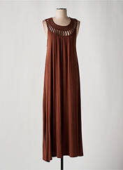 Robe longue marron B.YOUNG pour femme seconde vue