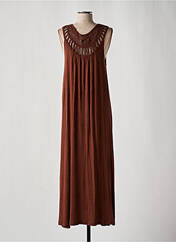 Robe longue marron B.YOUNG pour femme seconde vue