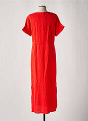 Robe longue rouge C'EST BEAU LA VIE pour femme seconde vue