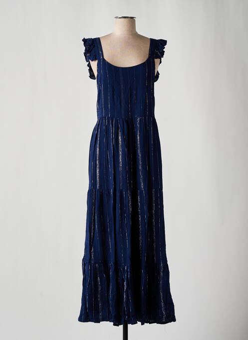 Robe longue bleu DEELUXE pour femme