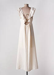 Robe longue beige VERO MODA pour femme seconde vue