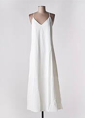 Robe longue blanc GOLDEN LIVE pour femme seconde vue