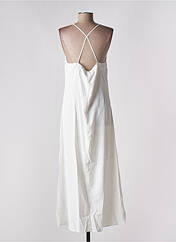 Robe longue blanc GOLDEN LIVE pour femme seconde vue