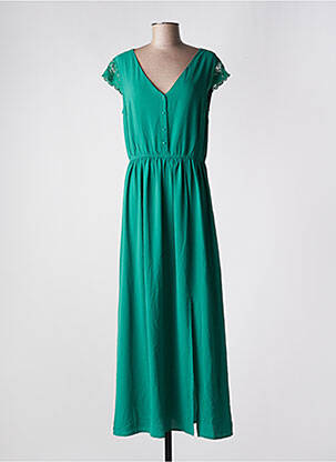 Robe longue vert Y'COO pour femme