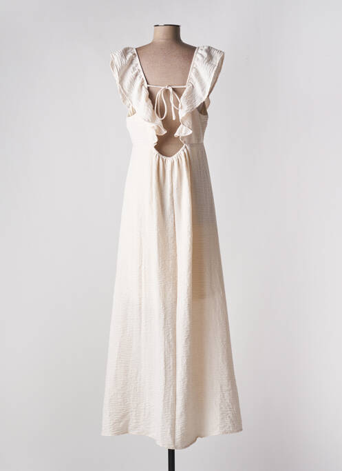 Robe longue beige VERO MODA pour femme