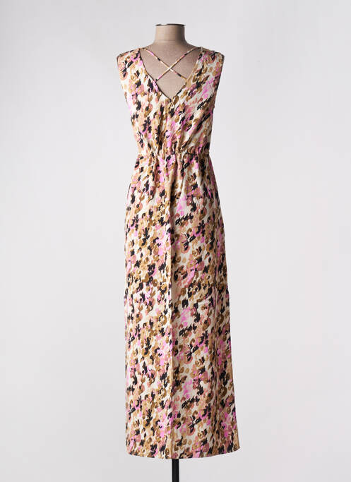 Robe longue beige VERO MODA pour femme