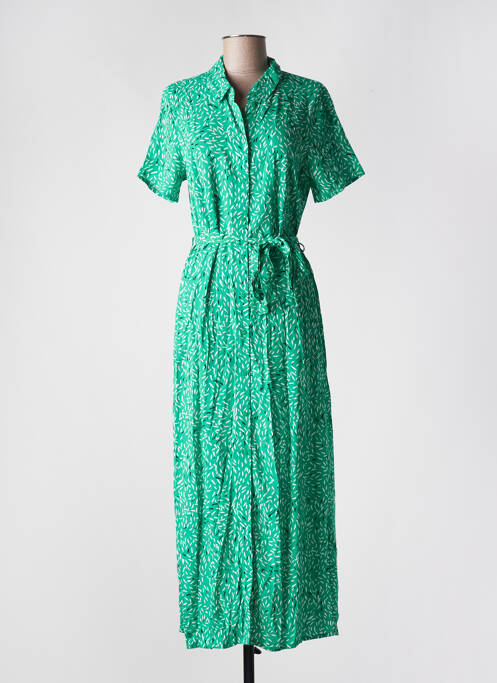 Robe longue vert VERO MODA pour femme