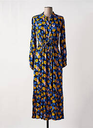 Robe longue manches longues manches longues bleu COMPAÑIA FANTASTICA femme