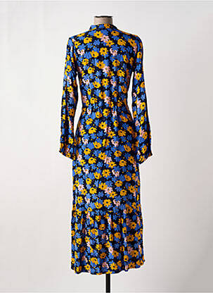 Robe longue manches longues manches longues bleu COMPAÑIA FANTASTICA femme