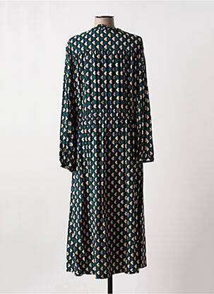 Robe longue manches longues manches longues vert C'EST BEAU LA VIE femme
