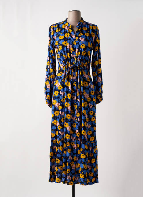 Robe longue manches longues manches longues bleu COMPAÑIA FANTASTICA femme