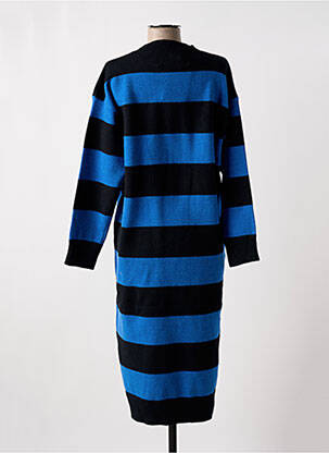 Robe pull stretch manches longues bleu COMPAÑIA FANTASTICA femme
