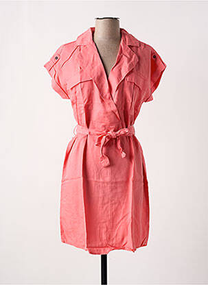 Robe courte manches courtes manches courtes rose NOISY MAY femme