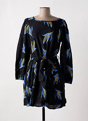 Robe courte manches longues manches longues noir COMPAÑIA FANTASTICA femme
