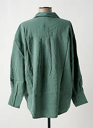 Chemisier coupe droite manches longues vert VERO MODA femme
