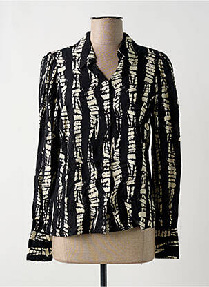 Chemisier coupe cintrée manches longues noir VERO MODA femme