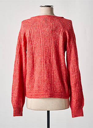 Gilet manches longues fermeture boutonnée sur le devant orange VERO MODA femme