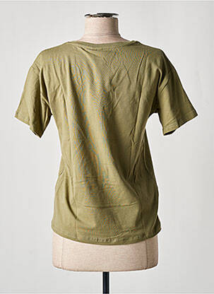 T-shirt imprimé fantaisie manches courtes vert PIECES femme