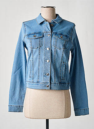 Veste casual coupe droite bleu VERO MODA femme