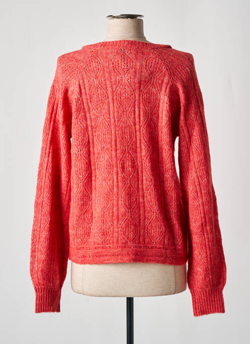 Gilet manches longues orange VERO MODA pour femme