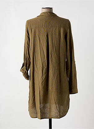 Robe courte manches longues manches longues vert VERO MODA femme