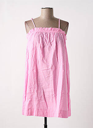 Robe courte fines bretelles rose VERO MODA femme