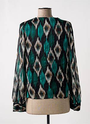 Blouse imprimé fantaisie manches longues vert VERO MODA femme