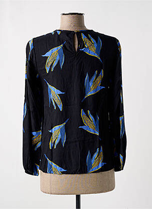 Blouse imprimé fantaisie manches longues noir COMPAÑIA FANTASTICA femme