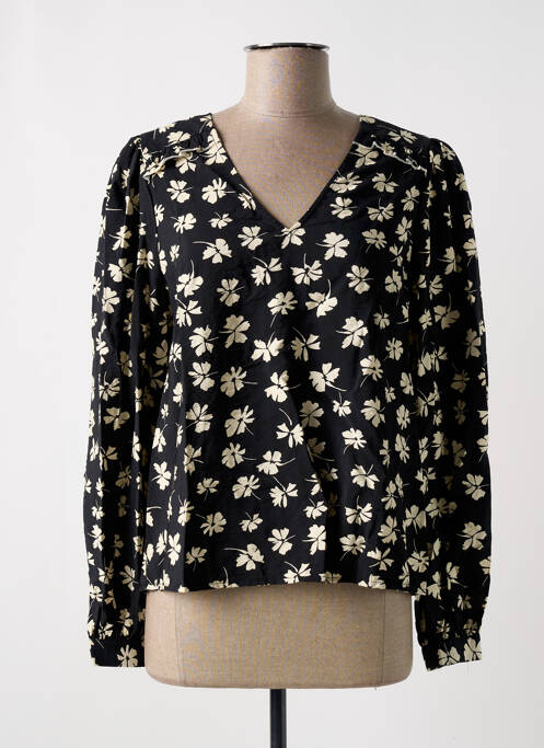 Blouse imprimé fantaisie manches longues noir VERO MODA femme