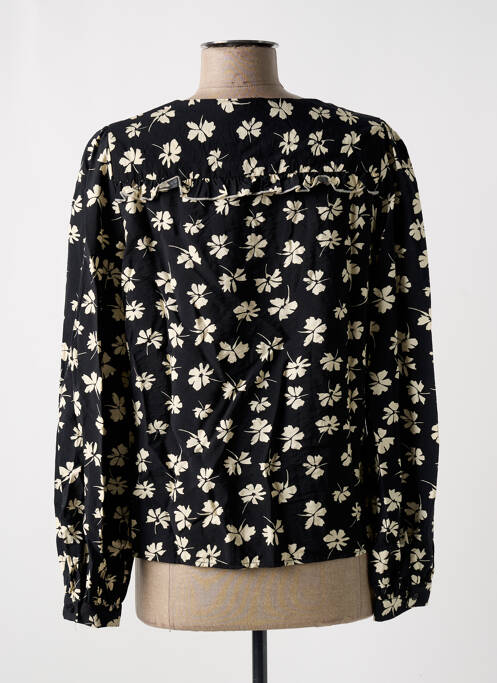 Blouse imprimé fantaisie manches longues noir VERO MODA femme