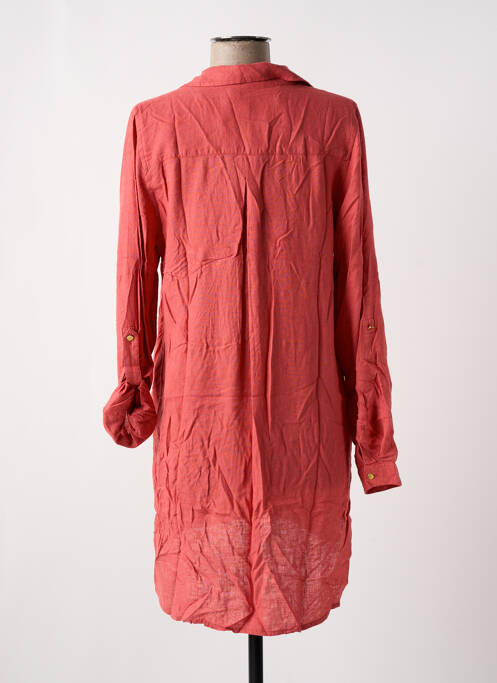Robe mi-longue orange VERO MODA pour femme