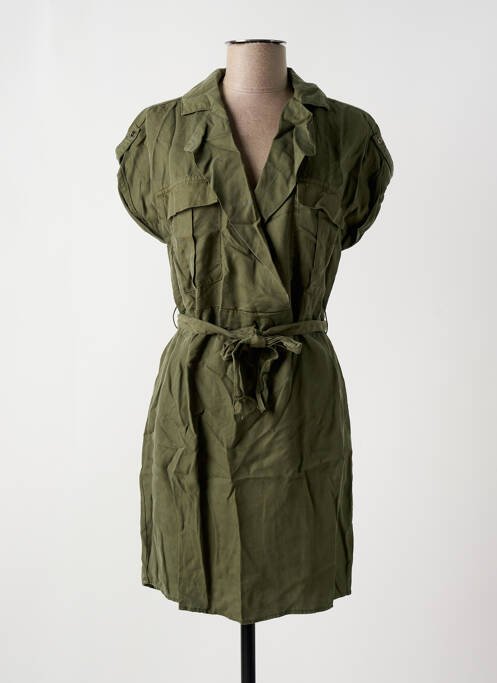 Robe mi-longue vert NOISY MAY pour femme