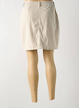 Jupe courte taille à pinces beige VERO MODA femme