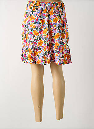 Jupe courte coupe évasée orange VERO MODA femme