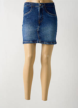 Jupe courte poches bleu VERO MODA femme