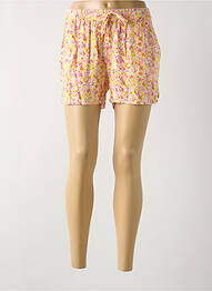 Short coupe droite jaune VERO MODA femme