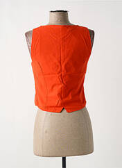 Gilet sans manche orange COMPAÑIA FANTASTICA pour femme seconde vue