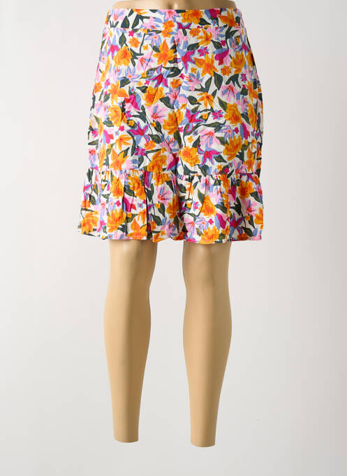 Jupe courte coupe évasée orange VERO MODA femme