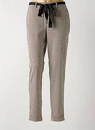 Pantalon chino taille normale taille normale beige VERO MODA femme