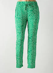 Pantalon droit vert VERO MODA pour femme seconde vue