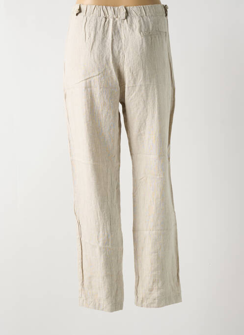 Pantalon droit beige BANDITAS FROM MARSEILLE pour femme