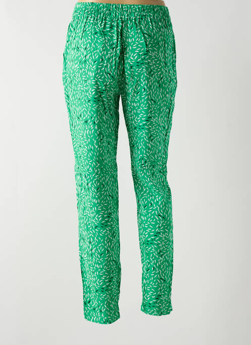 Pantalon droit vert VERO MODA pour femme